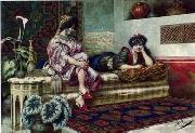 unknow artist, Arab or Arabic people and life. Orientalism oil paintings 133
